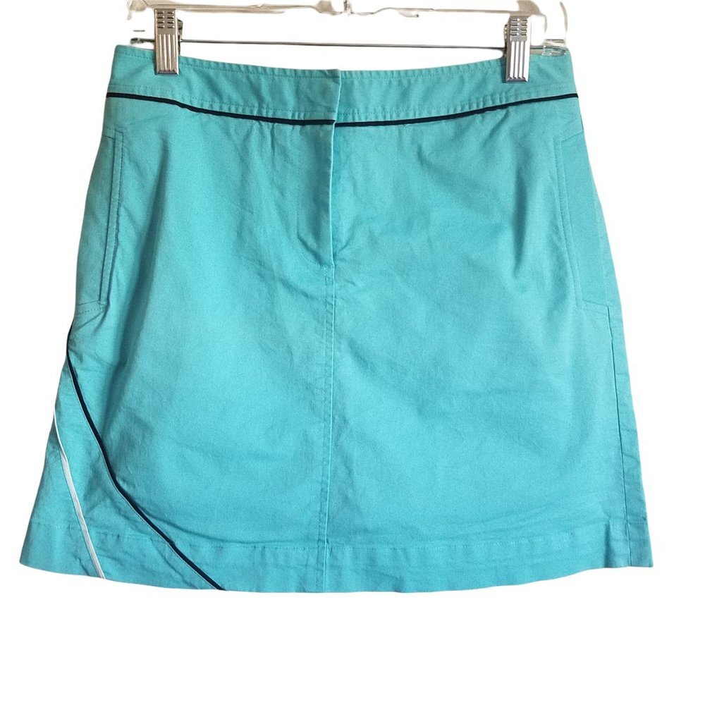 Cutter & Buck Turquoise Golf Tennis Skort Cotton Spandex Blend US 2